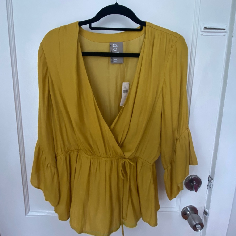Dolan chartreuse top